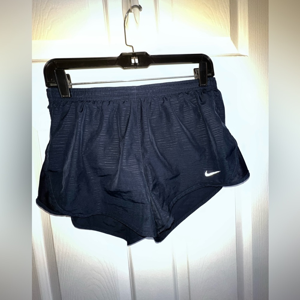 Nike Dri Fit Womens Small Brief Lined Blue 3” Running Active Shorts S 895116-451 - Picture 8 of 15